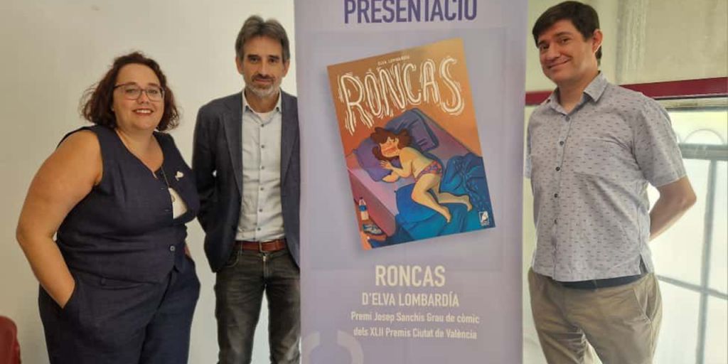  El concejal de Acción Cultural presenta la edición de “Roncas”, la obra ganadora de la primera edición de los Premis Ciutat de València en la modalidad de cómic
