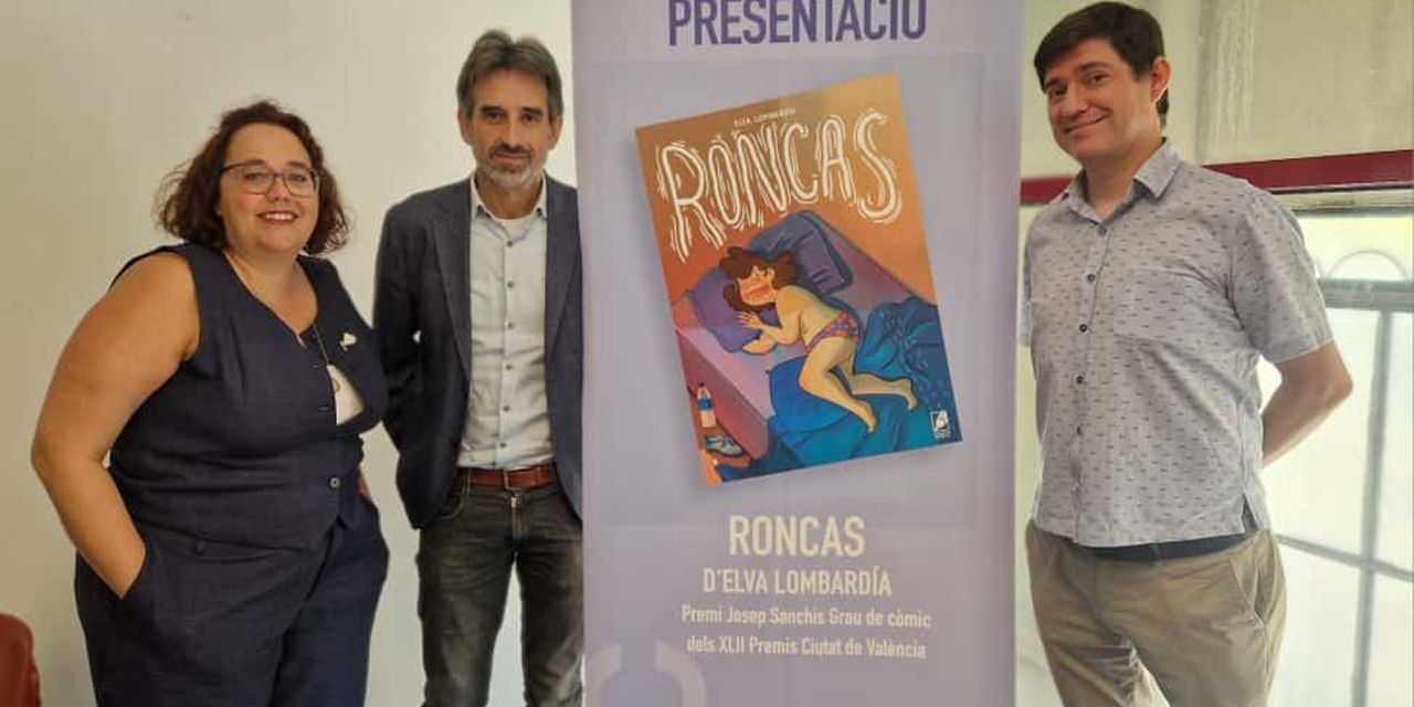  El concejal de Acción Cultural presenta la edición de “Roncas”, la obra ganadora de la primera edición de los Premis Ciutat de València en la modalidad de cómic