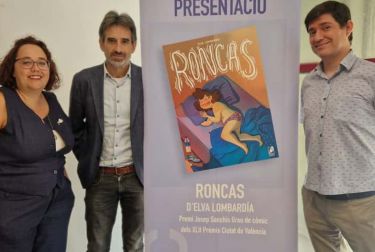 El concejal de Acción Cultural presenta la edición de “Roncas”, la obra ganadora de la primera edición de los Premis Ciutat de València en la modalidad de cómic