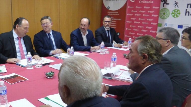 El Consejo de Cámaras de la Comunitat Valenciana se reúne en Orihuela con presencia de Ximo Puig