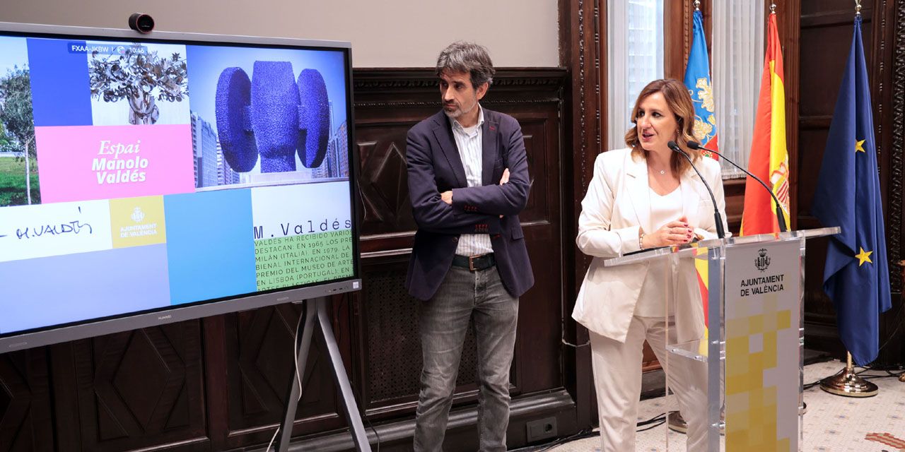  La alcaldesa anuncia que València tendrá en el Parque Central un nuevo centro cultural dedicado a Manolo Valdés