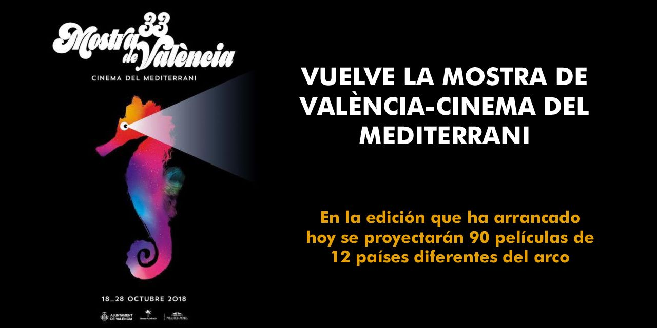  VUELVE LA MOSTRA DE VALÈNCIA-CINEMA DEL MEDITERRANI TRAS UN PARÉNTESIS DE SEIS AÑOS