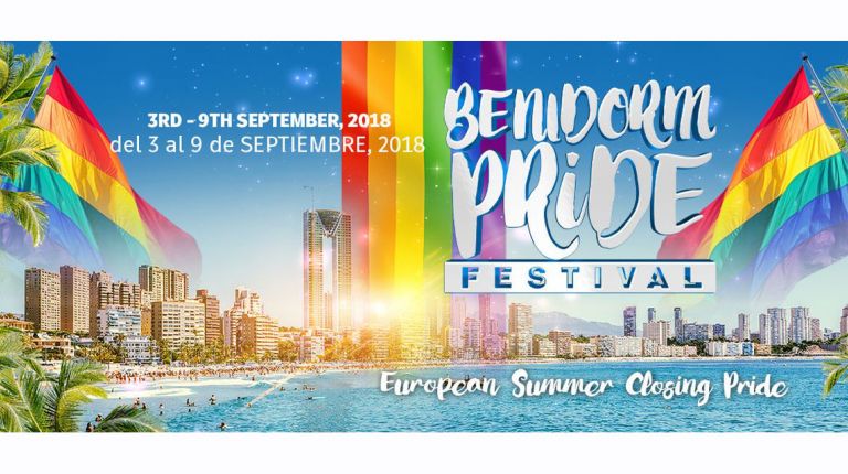 La 8ª edición del BENIDORM PRIDE se celebrará del 3 al 9 de Septiembre.