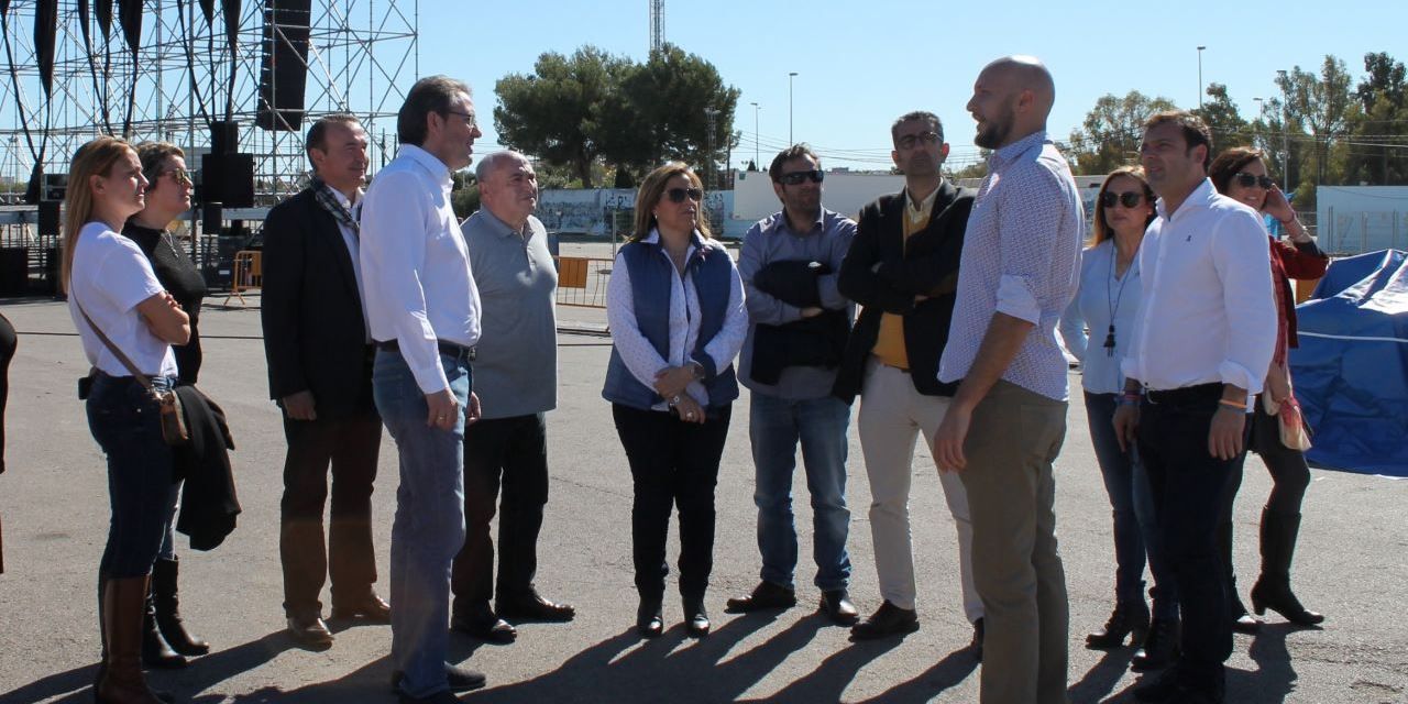  Martínez visita las instalaciones del San San Festival con el que la Diputación comienza 'Castellón Tierra de Festivales' 2018