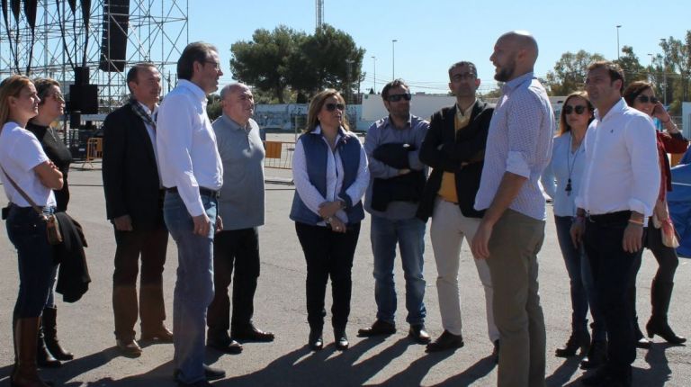 Martínez visita las instalaciones del San San Festival con el que la Diputación comienza 'Castellón Tierra de Festivales' 2018