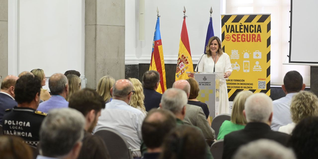  María José Catalá presenta València + Segura, “el plan más ambicioso de formación de la ciudadanía ante emergencias”