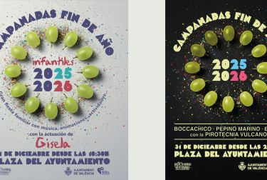 València dará la bienvenida a 2026 con música, animación y unas campanadas infantiles que contarán con la actuación de Gisela