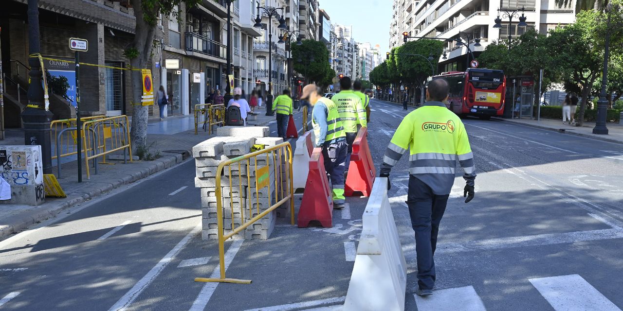  Comienza la reforma de la calle Colón, que se prolongará los próximos cinco meses y permitirá compatibilizar la actividad comercial y las obras