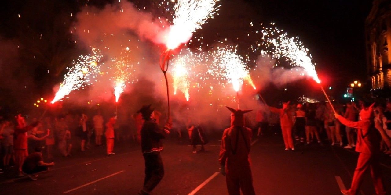  EL CORREFOC CIERRA EL CICLO DE ESPECTÁCULOS PIROTÉCNICOS DE LA GRAN FIRA DE VALÈNCIA