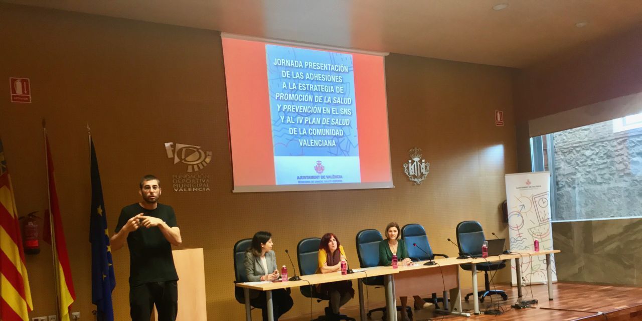  VALÈNCIA PRESENTA SU PLAN DE ADHESIONES COMO FIRME APUESTA POR LA PROMOCION DE LA SALUD EN LA CIUDAD