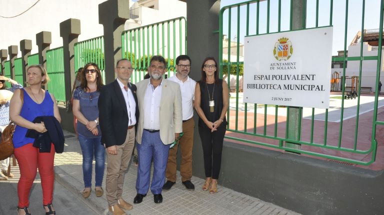 Sollana habilita el antiguo colegio López Marco como Biblioteca y espacio polivalente con la ayuda de la Diputación