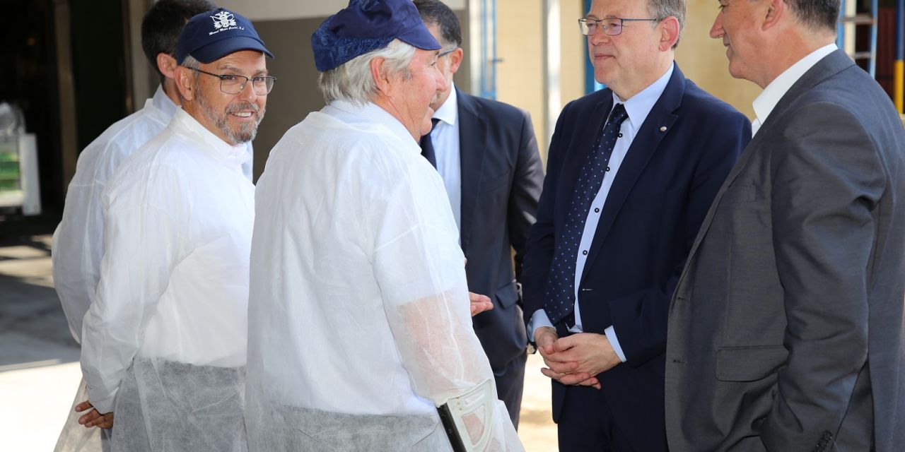  Puig visita la empresa Manuel Mateo Candel en Rafal