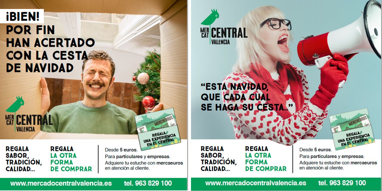  El Mercado Central propone a sus clientes regalar una experiencia especial en Navidad 