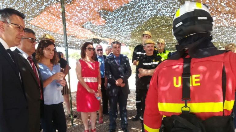 El delegado del Gobierno en la Comunitat Valenciana visita la UME