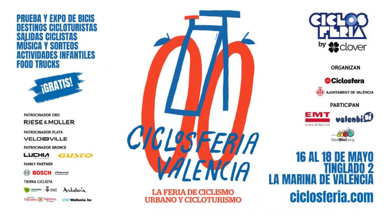 Ciclosferia vuelve a València con una marcha ciclista que recorrerá las calles de la ciudad que unen l’Albereda con La Marina 