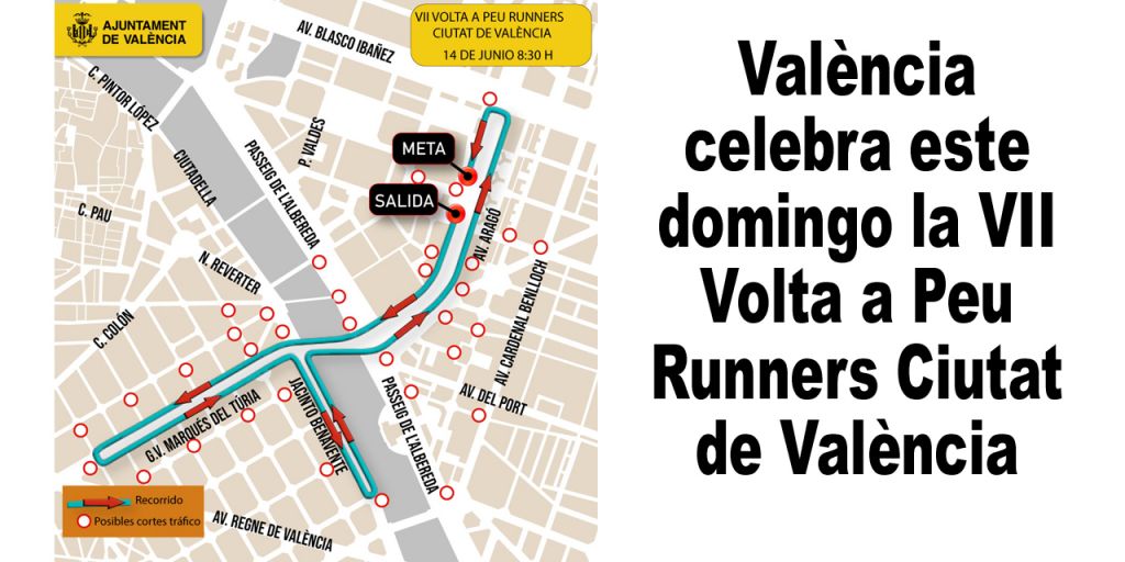  València celebra este domingo la VII Volta a Peu Runners Ciutat de València