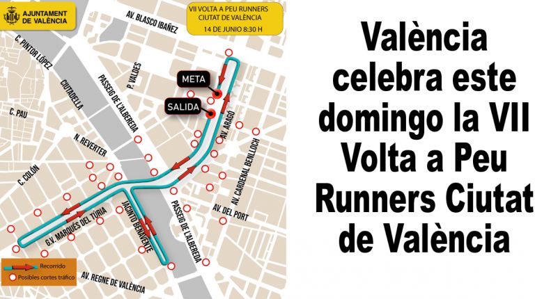 València celebra este domingo la VII Volta a Peu Runners Ciutat de València