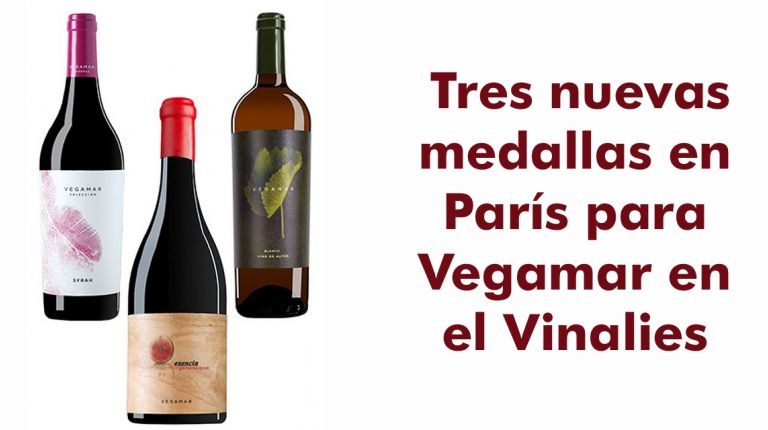 Tres nuevas medallas en París para Vegamar en el Vinalies