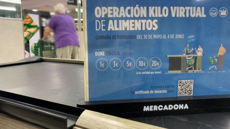 Mercadona participa en la operación kilo de primavera