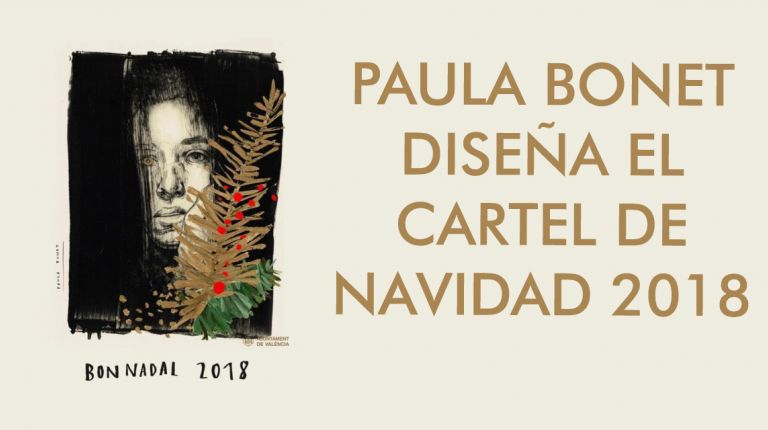 PAULA BONET DISEÑA EL CARTEL DE NAVIDAD 2018