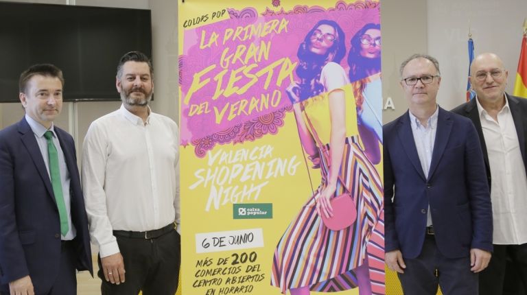 VALÈNCIA CELEBRA ESTE JUEVES UNA NUEVA EDICIÓN DE LA SHOPENING NIGHT BAJO EL LEMA «COLORS POP»