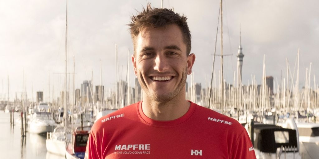  El campeón olímpico y vencedor de la America’s Cup Blair Tuke, con el MAPFRE