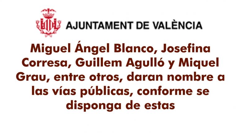 EL AYUNTAMIENTO DEDICARÁ CALLES EN MEMORIA DE MIGUEL ÁNGEL BLANCO Y DE TODAS LAS VÍCTIMAS DEL TERRORISMO