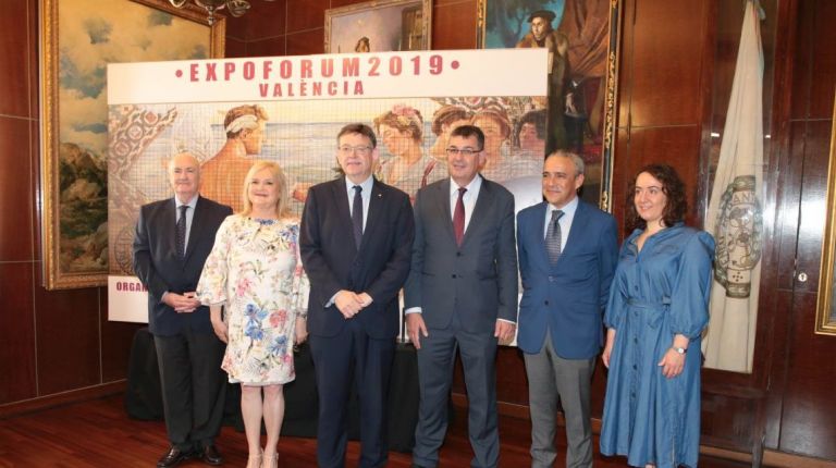 Ximo Puig asiste a la presentación de Expoforum València 2019 en el Ateneo Mercantil