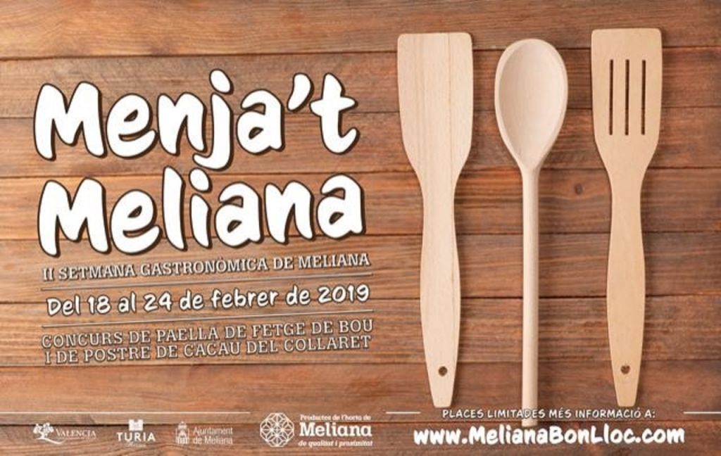  Meliana presenta las segundas jornadas gastronómicas “Menja’t Meliana”
