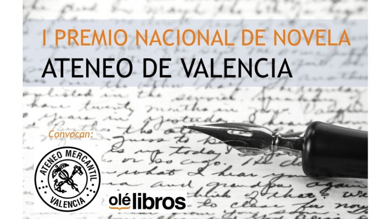 El Ateneo Mercantil de Valencia y la editorial Olé Libros convocan el I Concurso Nacional de Novela Ateneo de Valencia