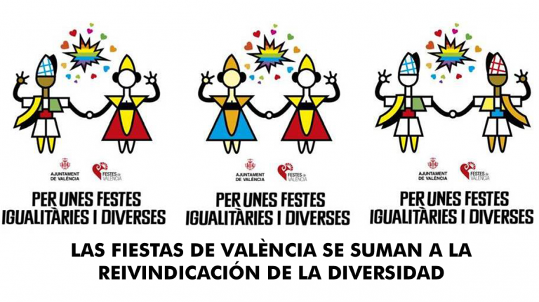 LAS FIESTAS DE VALÈNCIA SE SUMAN A LA REIVINDICACIÓN DE LA DIVERSIDAD