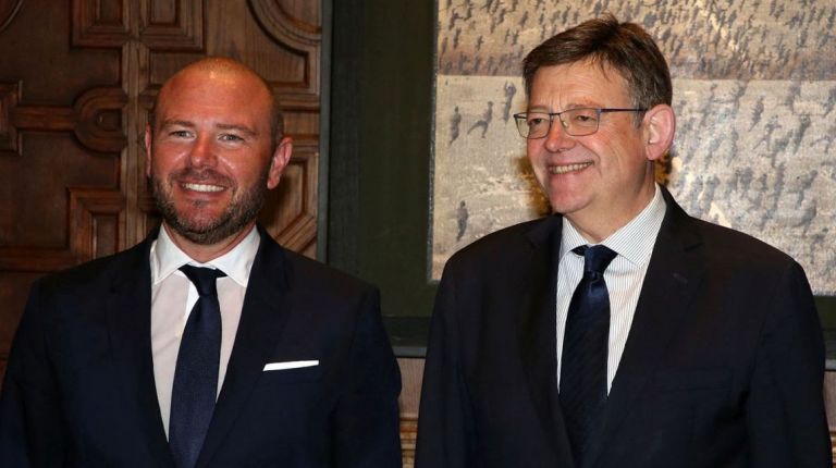 El president de la Generalitat, Ximo Puig, ha recibido en audiencia al presidente de la Diputación de Valencia, Toni Gaspar.