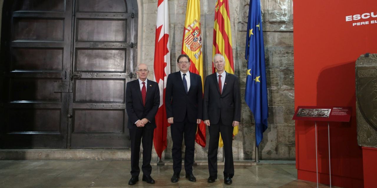  Puig recibe en audiencia al representante de Canadá ante la Unión Europea y al embajador canadiense en España