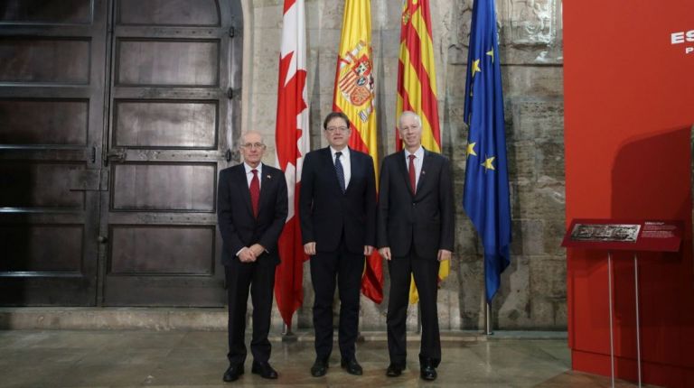 Puig recibe en audiencia al representante de Canadá ante la Unión Europea y al embajador canadiense en España