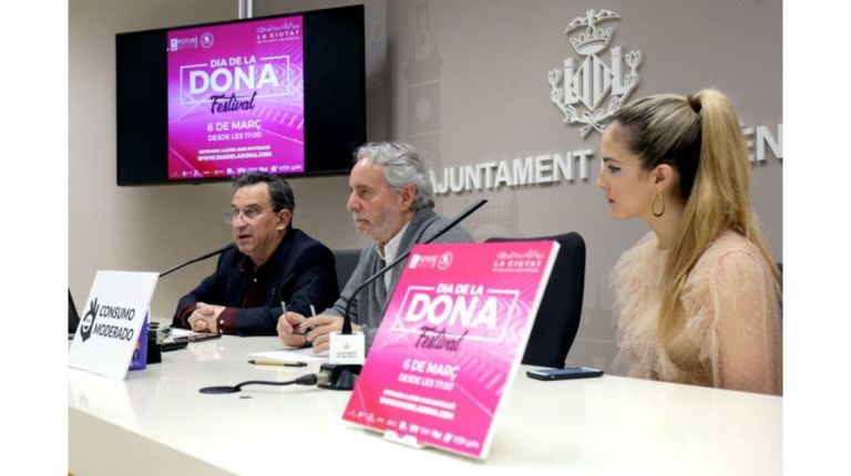 Valencia se teñirá de violeta con motivo de la tercera edición del Dona Festival 