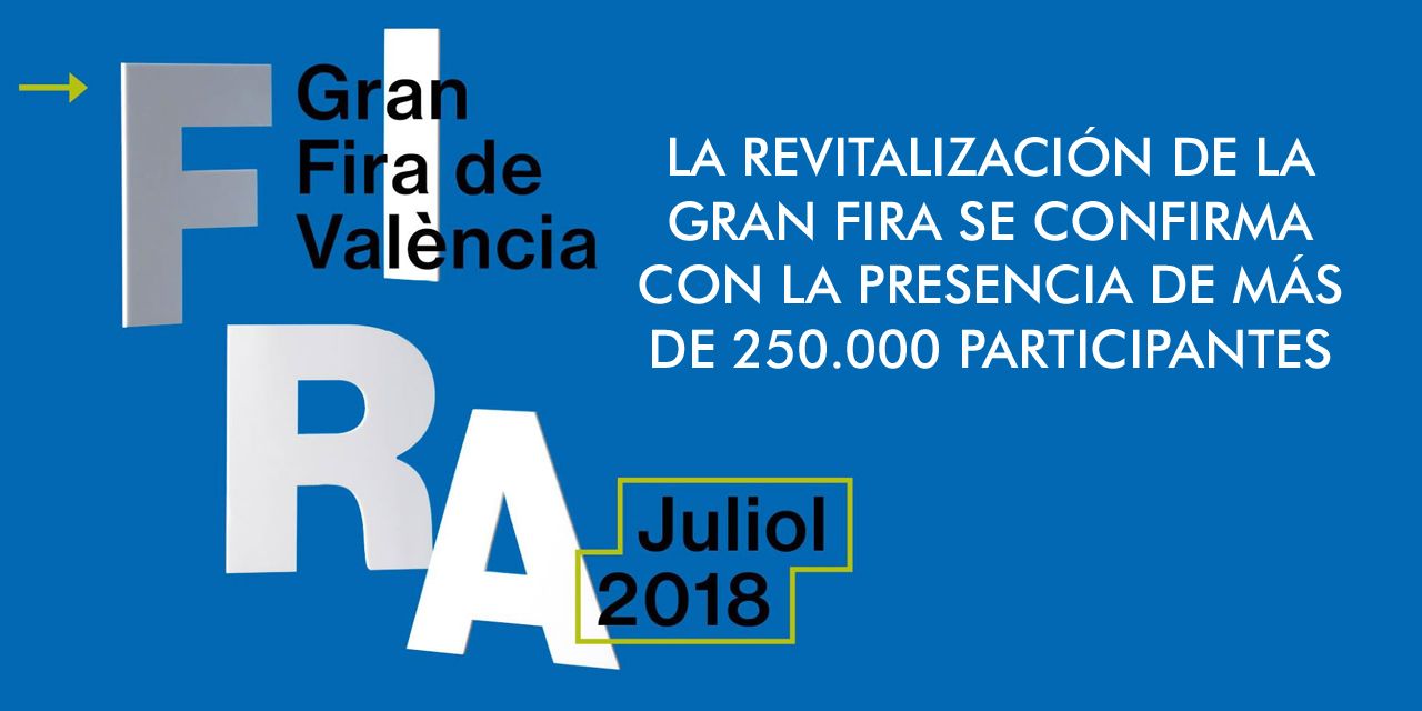 LA REVITALIZACIÓN DE LA GRAN FIRA SE CONFIRMA CON LA PRESENCIA DE MÁS DE 250.000 PARTICIPANTES DURANTE JULIO