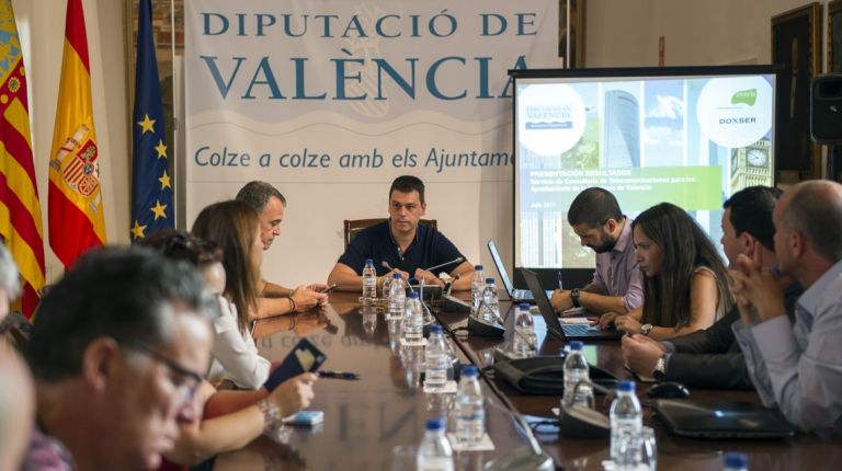 Un estudio piloto de la Diputación de Valencia permite optimizar los servicios de telecomunicaciones a los Ayuntamientos