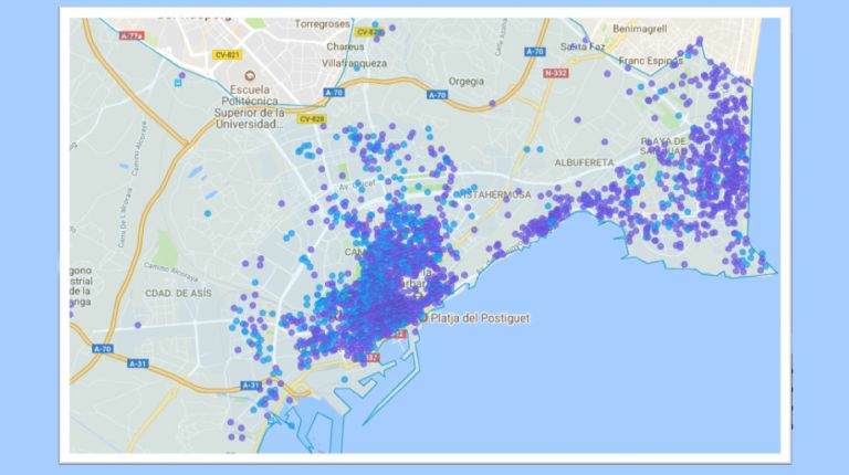 La hotelización de las viviendas en la ciudad de Alicante dobla la oferta hotelera de la ciudad