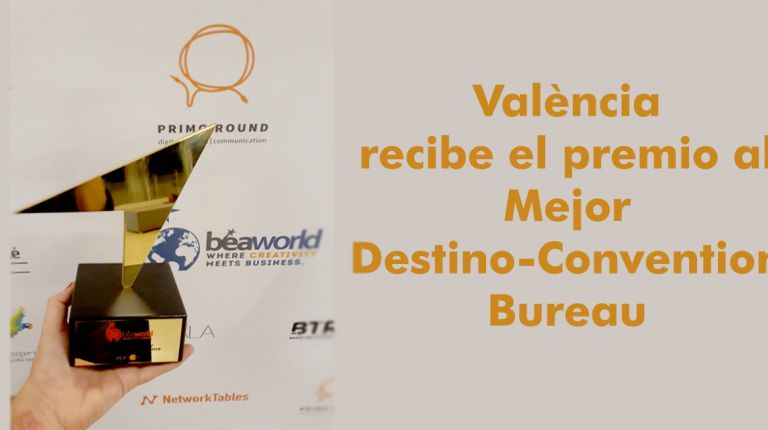 València recibe el premio al Mejor Destino- Convention Bureau