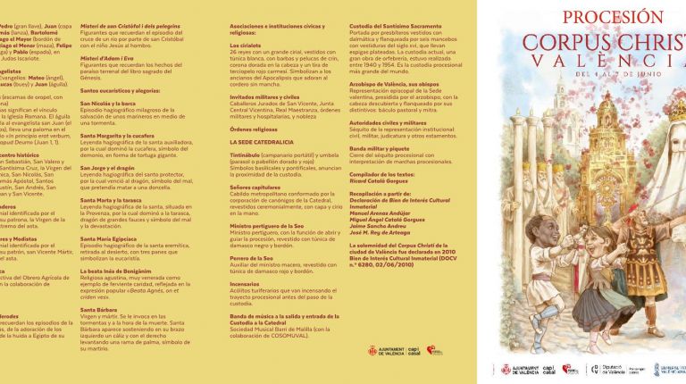 El Corpus Christi celebra su 700 aniversario con cuatro días de actos que ponen en valor siete siglos de historia, fe, tradición y patrimonio cultural en València
