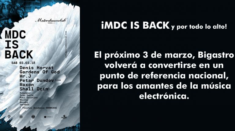 ¡MDC IS BACK y por todo lo alto!