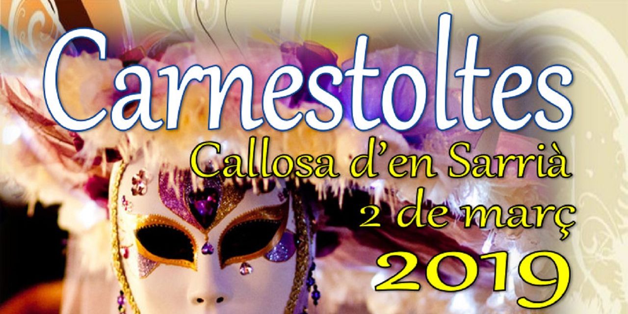  La fiesta de Carnaval de Callosa d'en Sarrià tendrá lugar el 2 de marzo