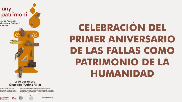 LA CELEBRACIÓN DEL PRIMER ANIVERSARIO DE LAS FALLAS COMO PATRIMONIO DE LA HUMANIDAD SE INICIARÁ CON LA PLANTÀ AL TOMBE DE UNA FALLA CONMEMORATIVA