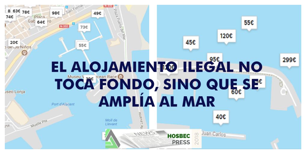  EL ALOJAMIENTO ILEGAL NO TOCA FONDO, SINO QUE SE AMPLÍA AL MAR.