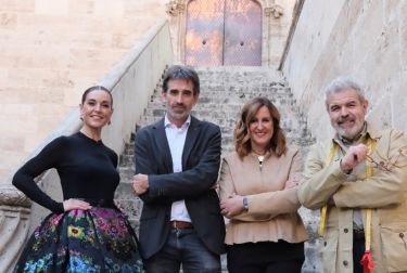 ‘Maestros de la Costura Celebrity’ elige el traje de fallera y la Llotja de València para uno de sus programas