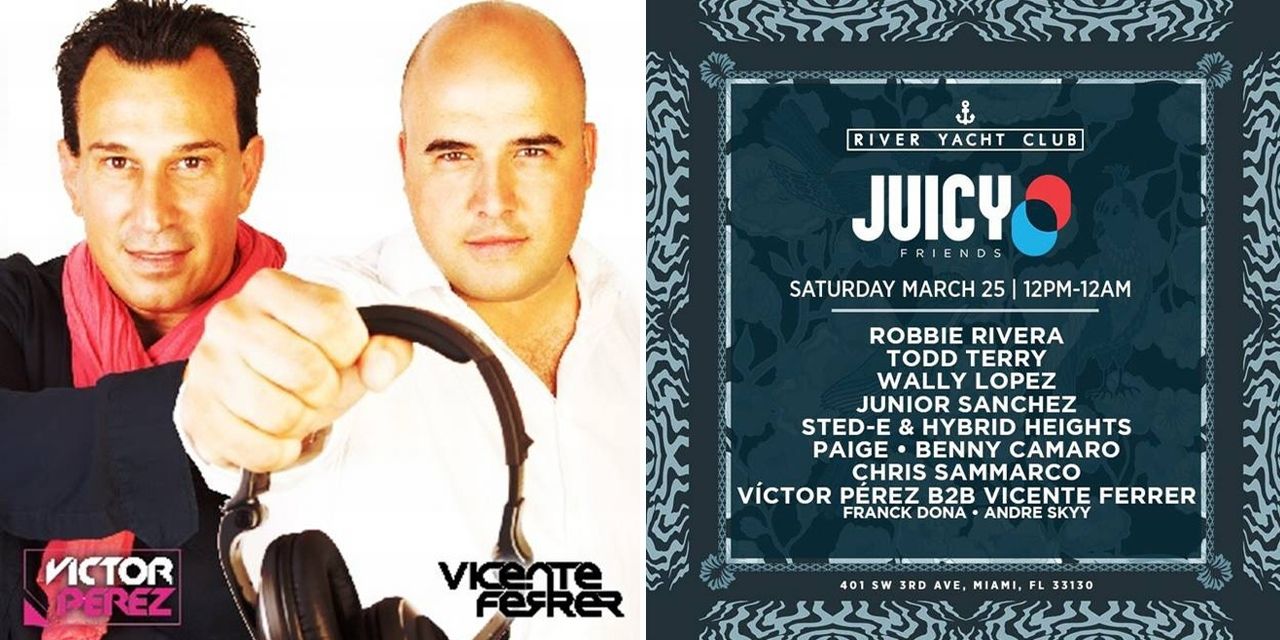  DJ'S  VÍCTOR PÉREZ Y VICENTE FERRER ASISTIRÁN AL WINTER MUSIC CONFERENCE DE MIAMI