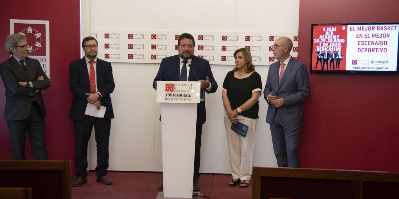  La Diputación de Castellón y la ACB convierten la provincia en sede mundial del baloncesto