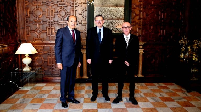 Puig recibe en audiencia al presidente del CERMI de la Comunitat Valenciana