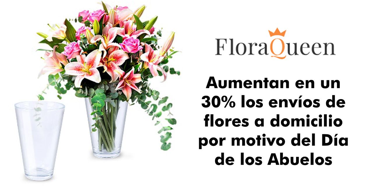  Aumentan en un 30% los envíos de flores a domicilio por motivo del Día de los Abuelos