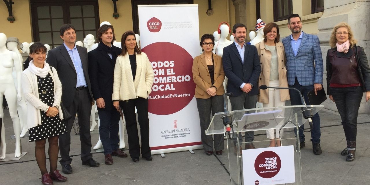  El Ayuntamiento respalda la campaña “Todos con el comercio local” de la Confederación CECOVAL